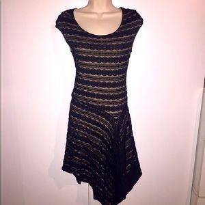 Max Studio black lace dress